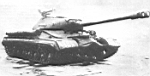 Один из первых скрийных танков Т-10.